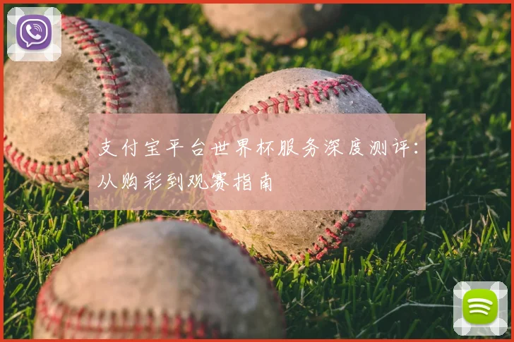 支付宝平台世界杯服务深度测评：从购彩到观赛指南